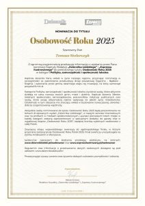 "Osobowość Roku 2025". Prośba do Mieszkańców