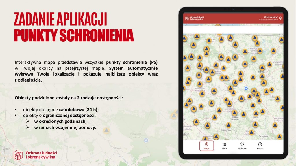 „Gdzie się ukryć” - praktyczne narzędzie zwiększające bezpieczeństwo obywateli