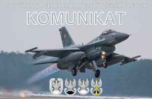 Komunikat. Planowe loty z przekroczeniem bariery dźwięku