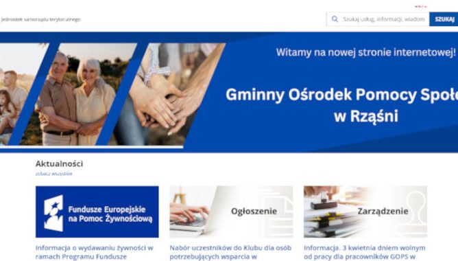 Zapraszamy na nową stronę internetową GOPS