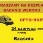 Zaproszenie na bezpłatne badanie wzroku