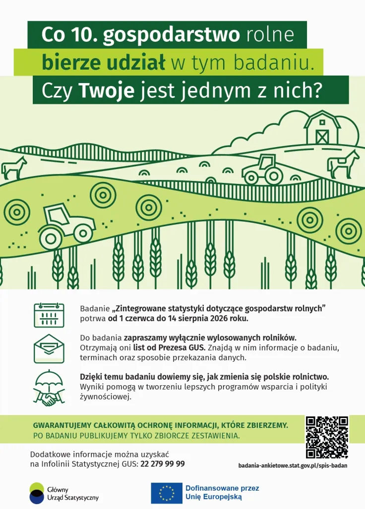 „Zintegrowane statystyki dotyczące gospodarstw rolnych”