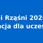 Dni Rząśni 2026 – informacja dla uczestników