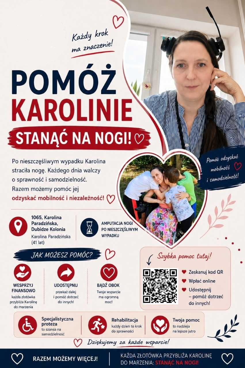 Prośba o wsparcie dla naszej Koleżanki – pracownika Urzędu Skarbowego w Pajęcznie
