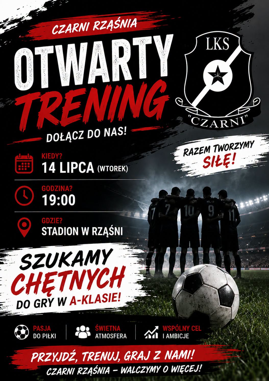 Otwarty trening Czarnych Rząśnia