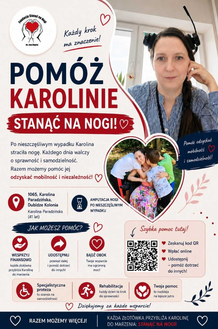 Prośba o wsparcie naszej Koleżanki – pracownika Urzędu Skarbowego w Pajęcznie