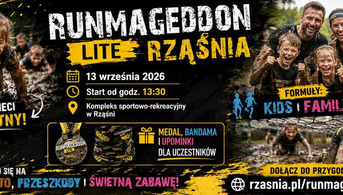 RUNMAGEDDON LITE już 13 września wraca do Rząśni!