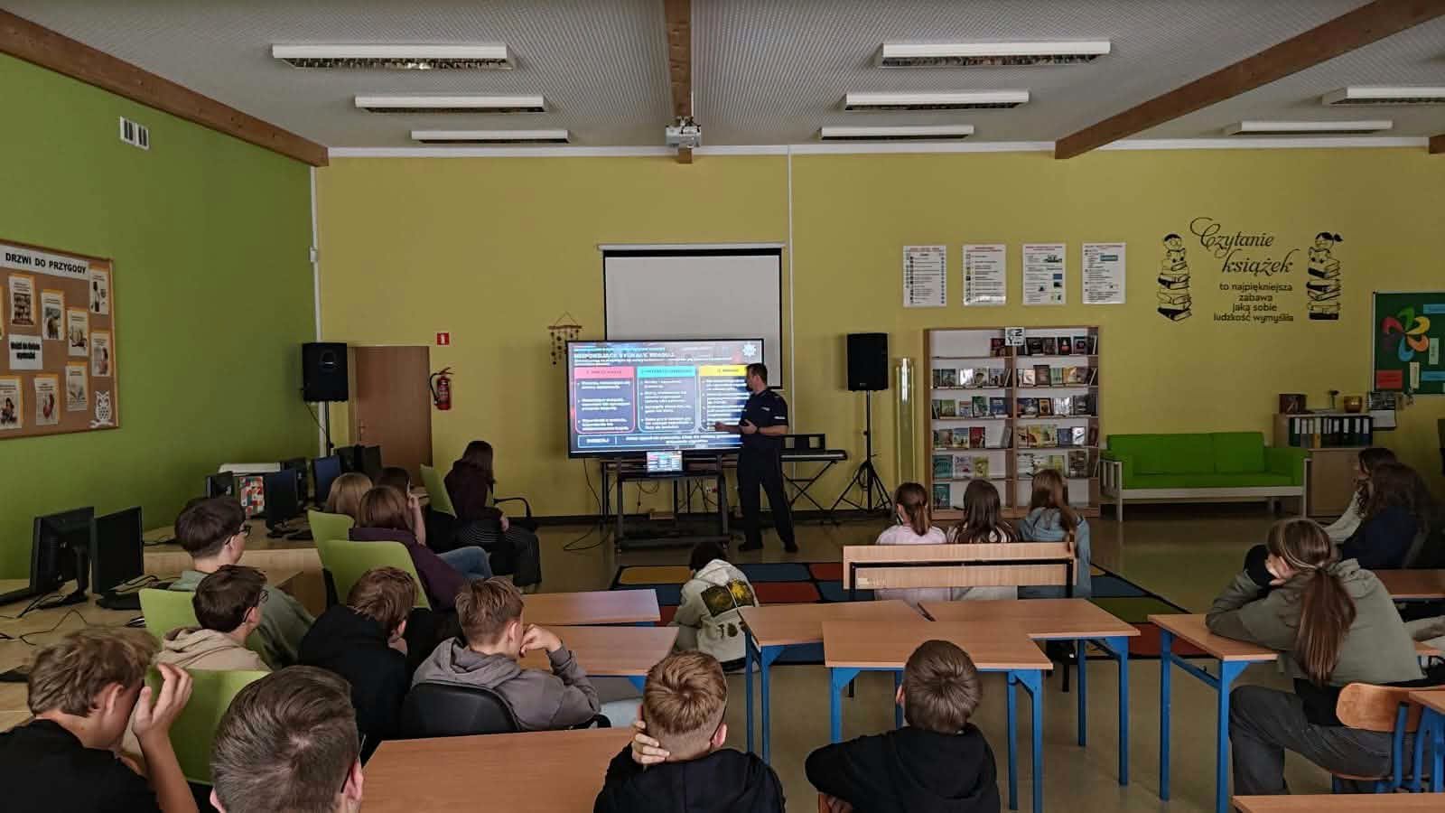 „Życie to nie gra. Masz je tylko jedno” – spotkanie profilaktyczne w Białej