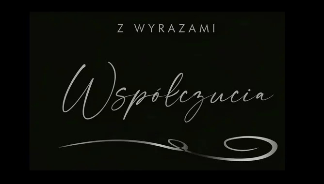 Wyrazy współczucia i głębokiego żalu z powodu śmierci Leszka Matusiaka