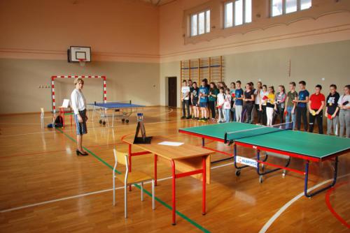 Turniej tenisa stołowego w Szkole w Zielęcinie